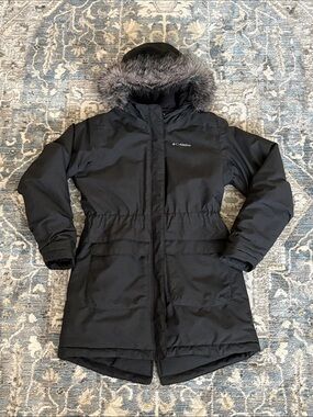 Columbia Girls Faux Fur Waterproof Winter Jacket with Grow w/me Sleeves